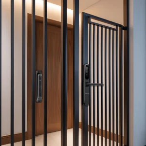 Novalock Metal Grille Gate Smart Lock – Secure your metal grille gate with advanced smart lock technology in Malaysia.